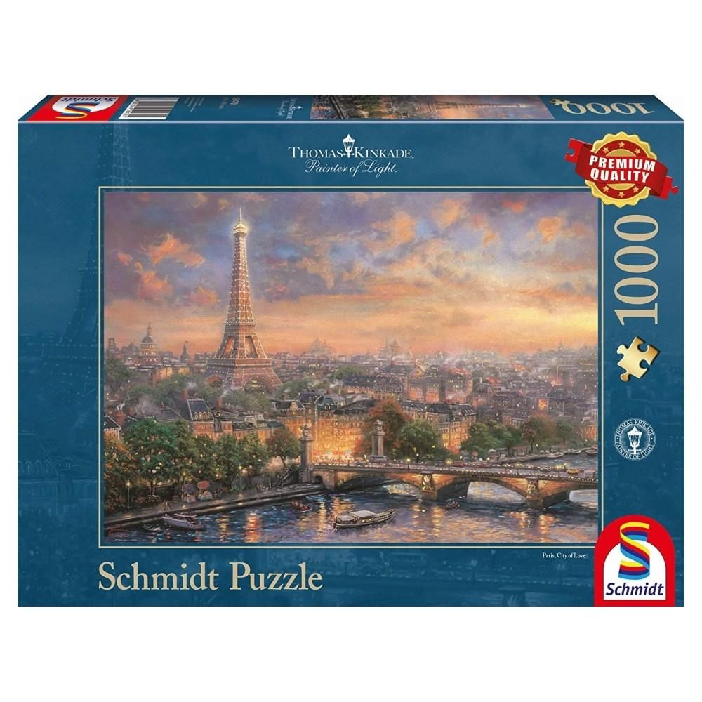 Schmidt Puzzle 1000 db - Thomas Kinkade: Párizs, a szerelem városa