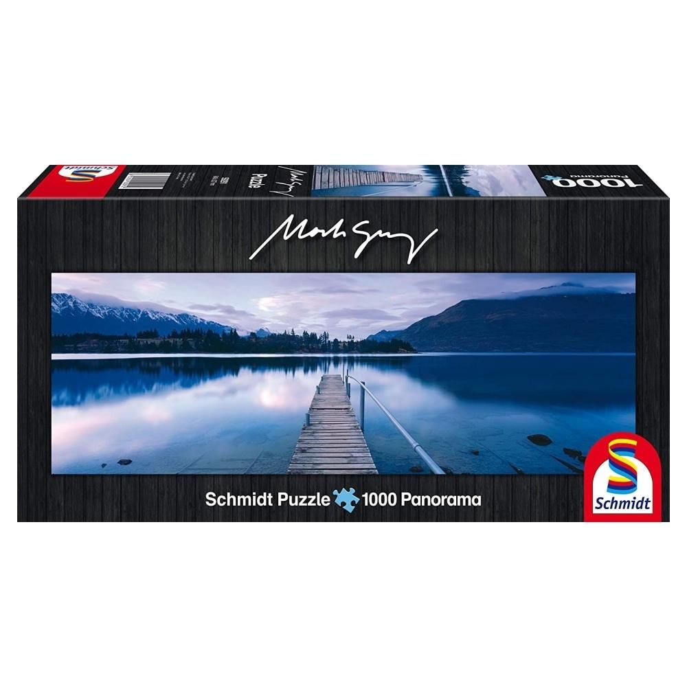 Schmidt Puzzle 1000 db panorama - Mark Gray: Lake Wakatipu, New Zealand