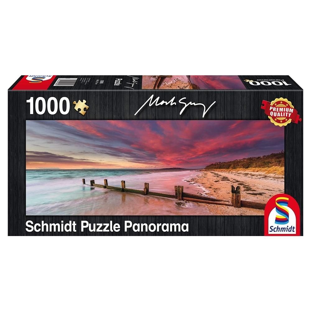 Schmidt Puzzle 1000 db panorama - Mark Gray: McCrae Beach, Mornington Peninsula, Australia