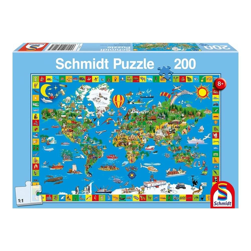 Schmidt Puzzle 200 db - Csodálatos világ