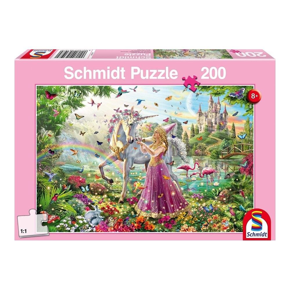 Schmidt Puzzle 200 db - Tündér a mágikus erdőben