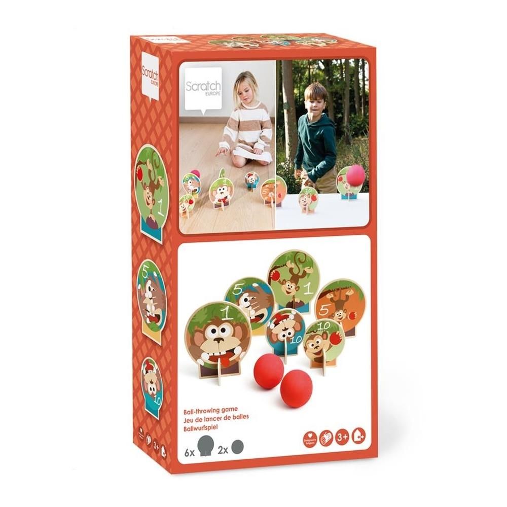 Scratch Célbadobó ügyességi játék, Majmok