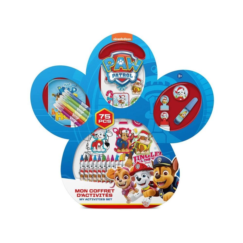 D'ARPEJE, MANCS ŐRJÁRAT, FOGLALKOZTATÓ SZETT KIFESTŐVEL ÉS NYOMDÁVAL, 75 DARABOS (csomagolás sérült)