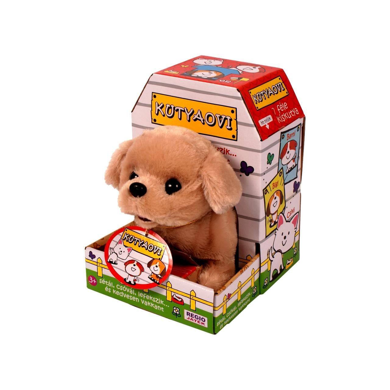 Sétáló retriever kutyus, 20 cm