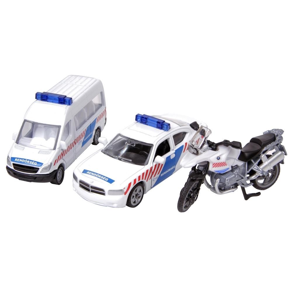 Siku 1824 Magyar rendőr járművek 3 db-os szett