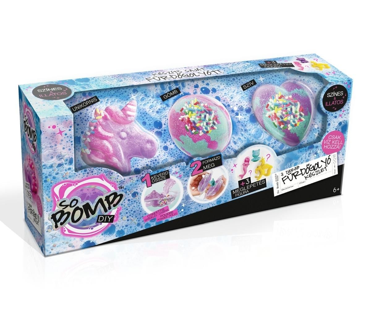 So Bomb fürdőgolyó 3 db-os (többféle)