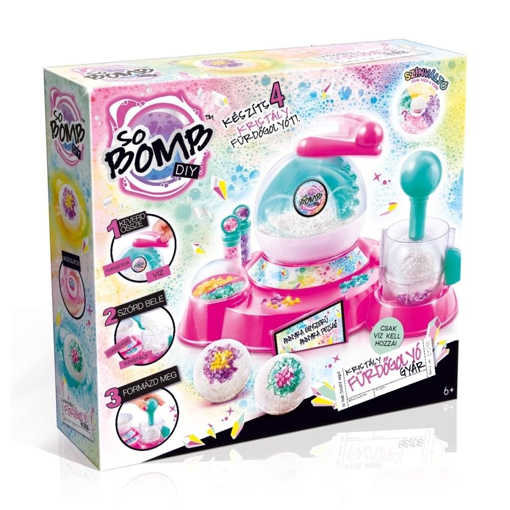 So Bomb Kristály fürdőgolyó gyár, színváltó
