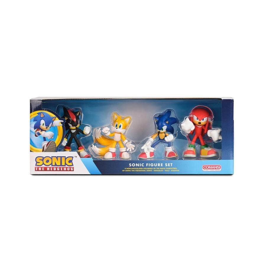Sonic, a söndisznó válogatás figura díszdobozban, 4 játékfigurával