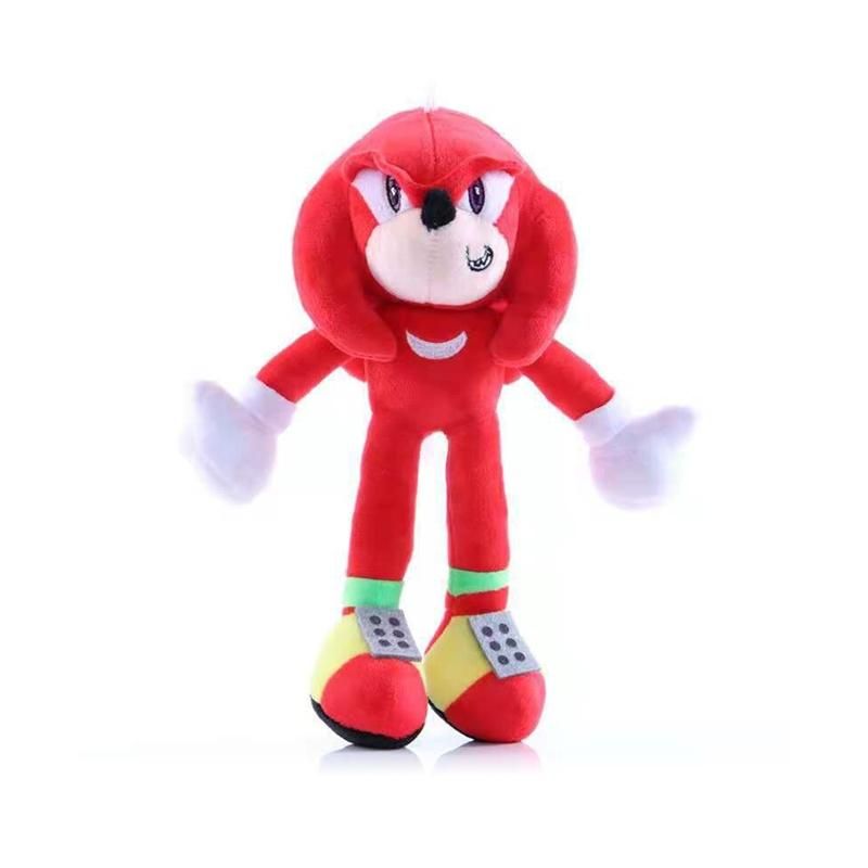 Sonic plüss figura, 26 cm, lógó - Knuckles
