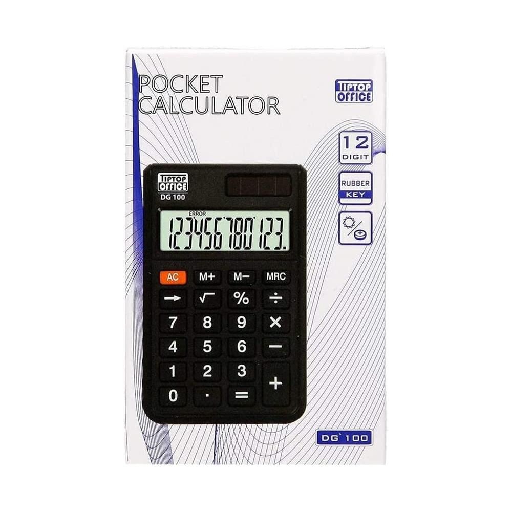 Spirit Fekete zsebszámológép DG-100
