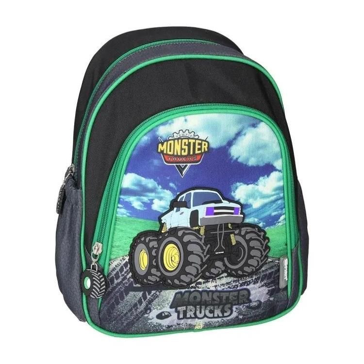 Spirit Monster Truck lekerekített iskolatáska, hátizsák 24x13x31 cm