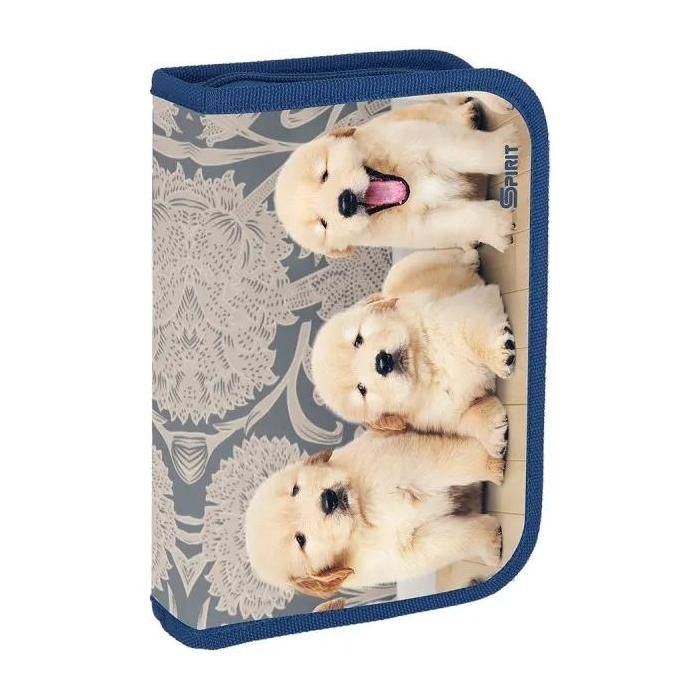 Spirit Puppies kihajtható töltött tolltartó szett, 24 db-os