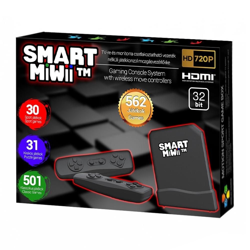 Sport SMART MiWii HD mozgásérzékelős játékkonzol, TV-re csatlakoztatható, 562 játék (HDMI kábellel)