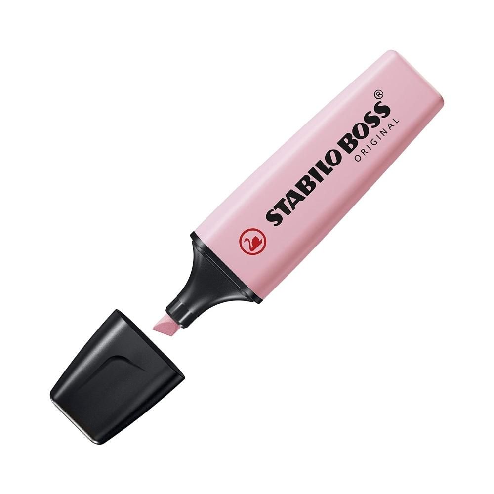 Stabilo BOSS Original Pasztell szövegkiemelő, rózsaszín színben, 2-5 mm-es