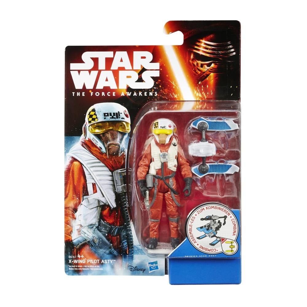 Star Wars VII hó figura - X-Wing Pilot Asty