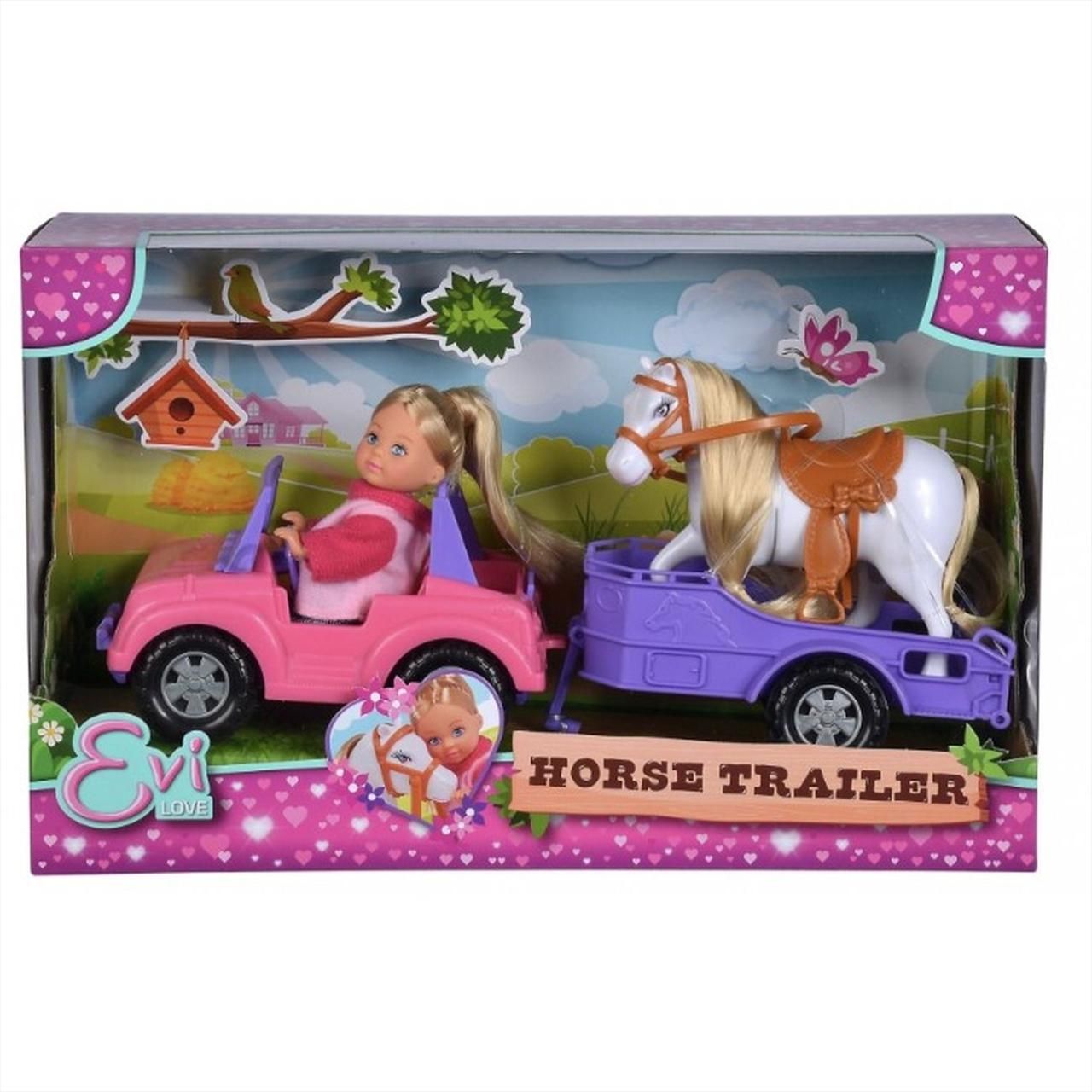 Steffi Love Evi lószállítóval