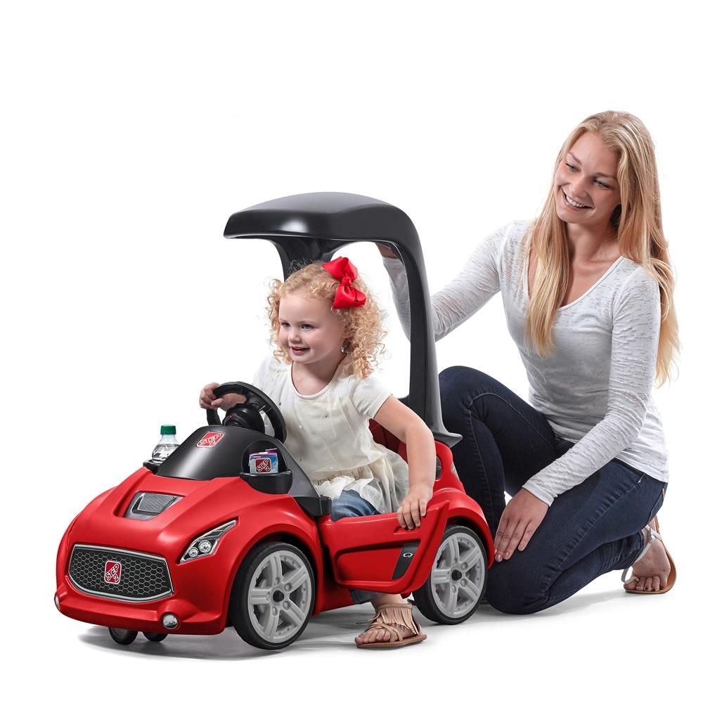 Step2 Turbo coupe kisautó, piros