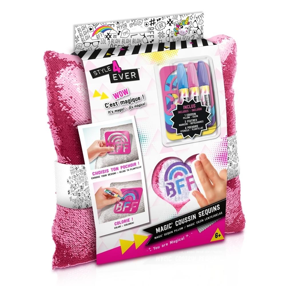 Style4Ever Varázslatos flitteres párna dekorálás