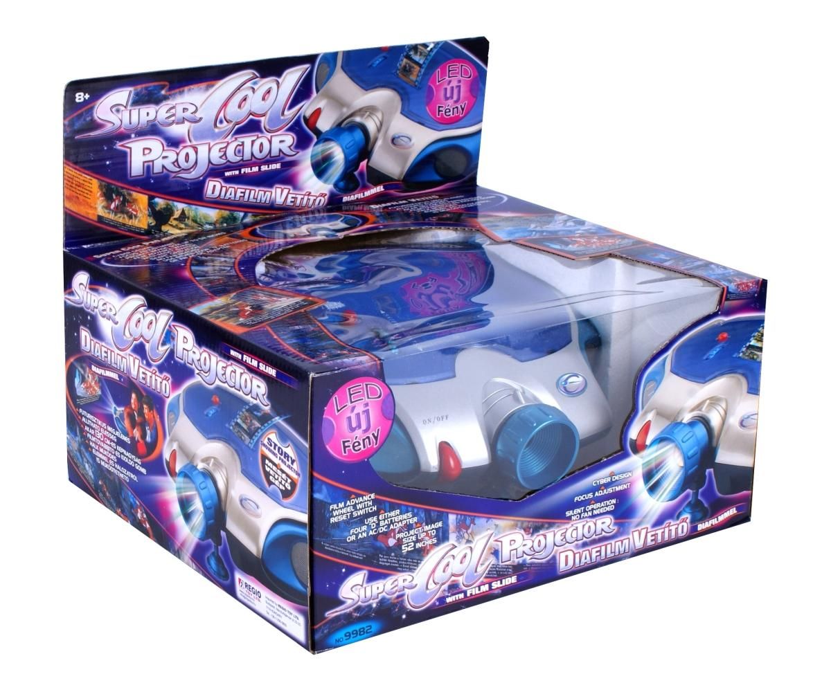Super Cool Projector diavetítő, diafilmmel