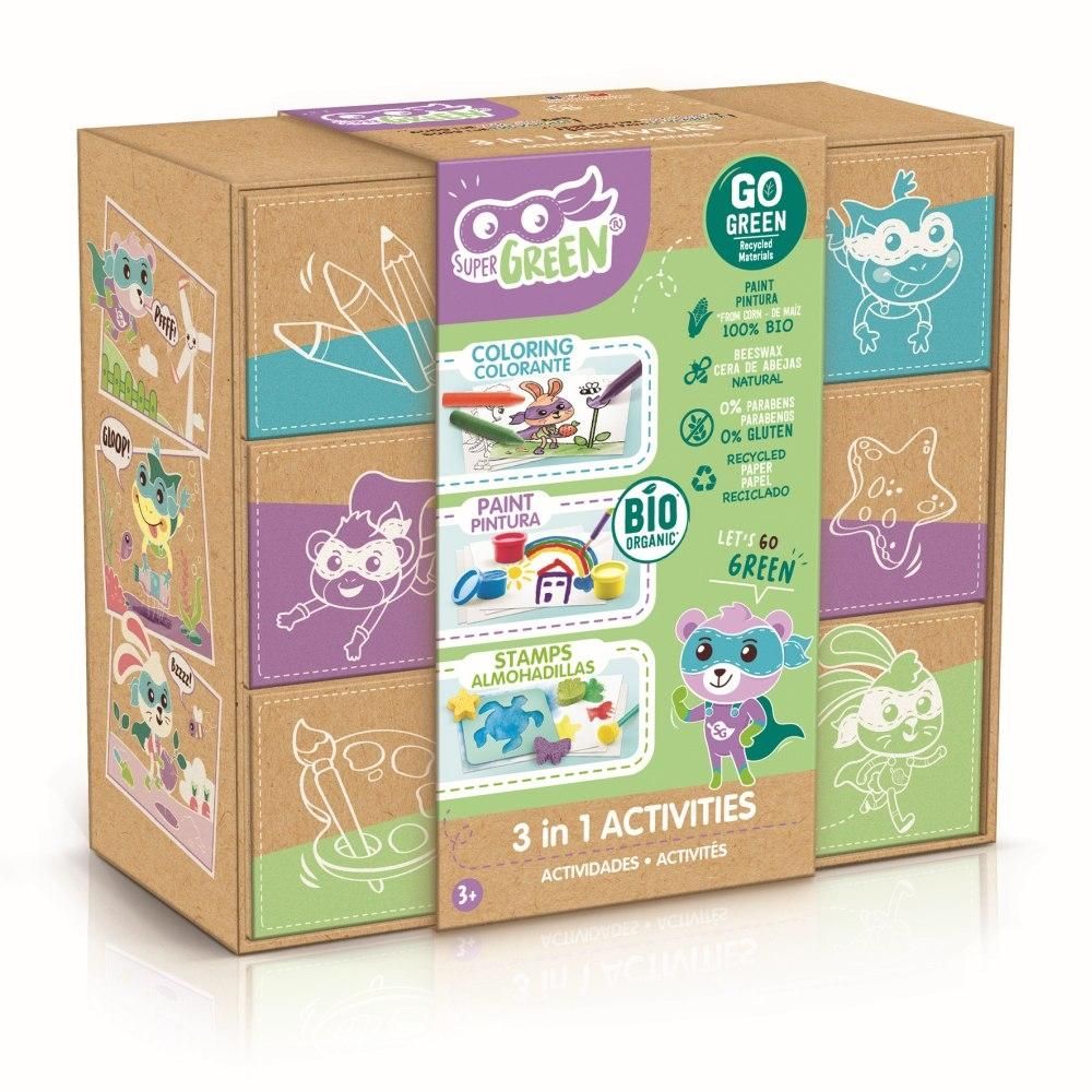 Super Green 3 az 1-ben kreatív készlet
