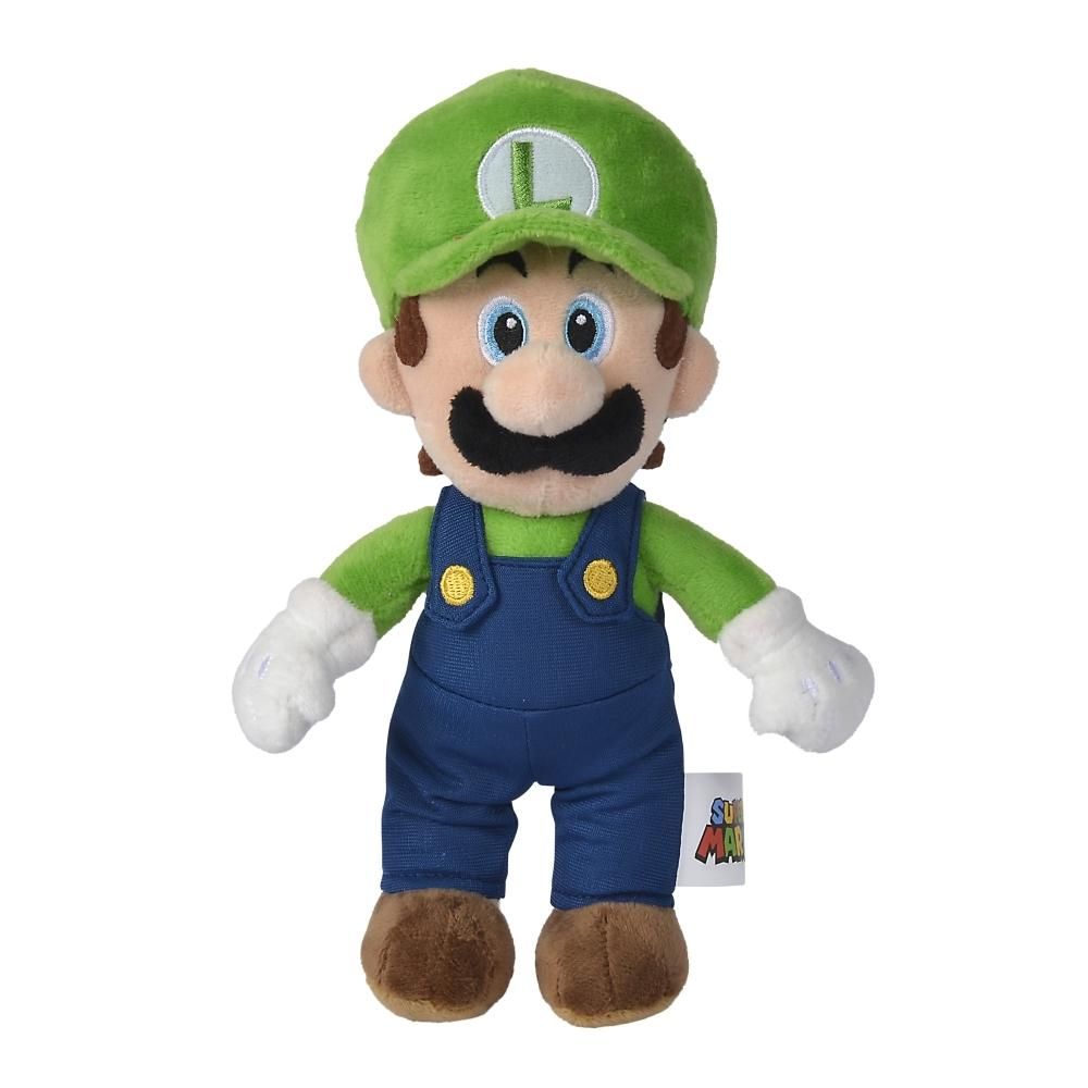 Super Mario plüss 20 cm - Luigi