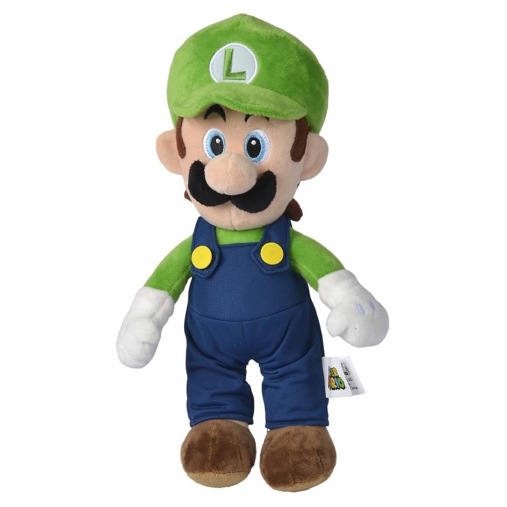 Super Mario plüss 30 cm - Luigi