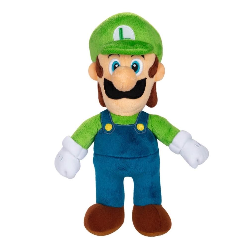 Super Mario plüssfigura 23 cm - Luigi
