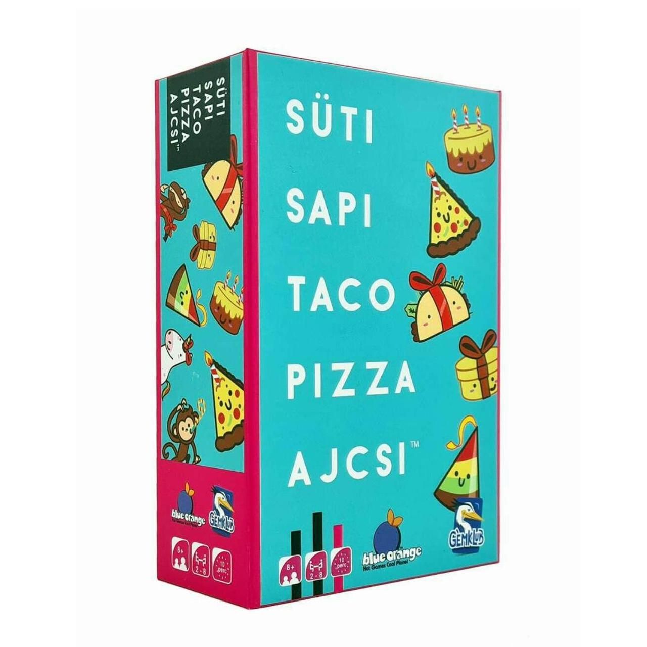 Süti, sapi, taco, pizza ajcsi társasjáték