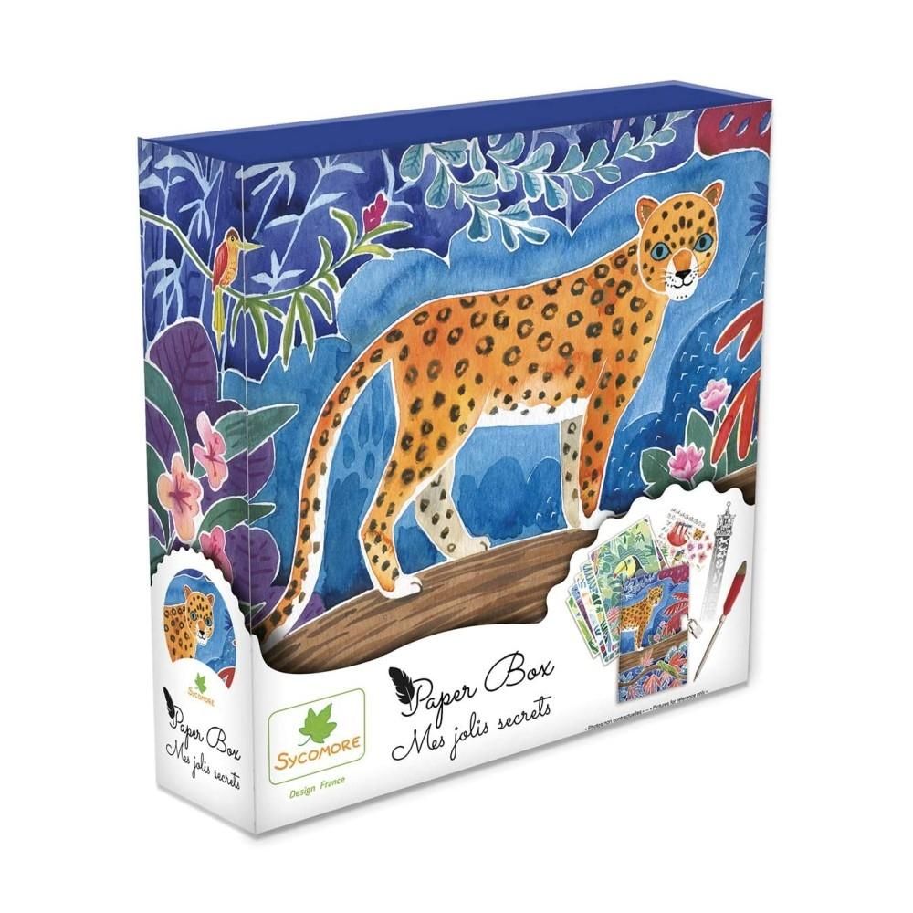 Sycomore Levélpapír készlet titkos naplóval - dzsungel