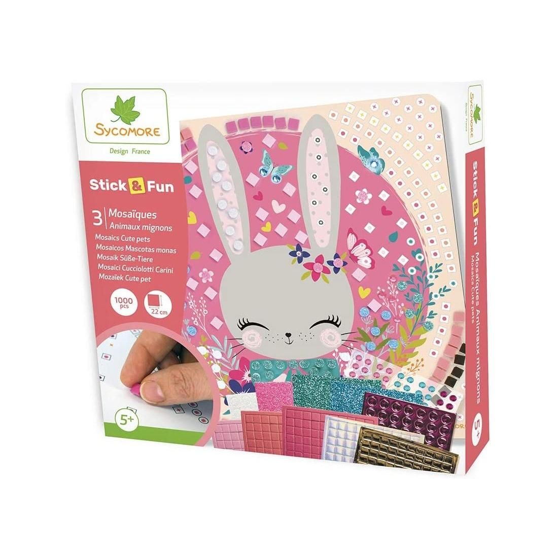 Sycomore Stick n fun Mozaikkép-készítő - cuki állatok