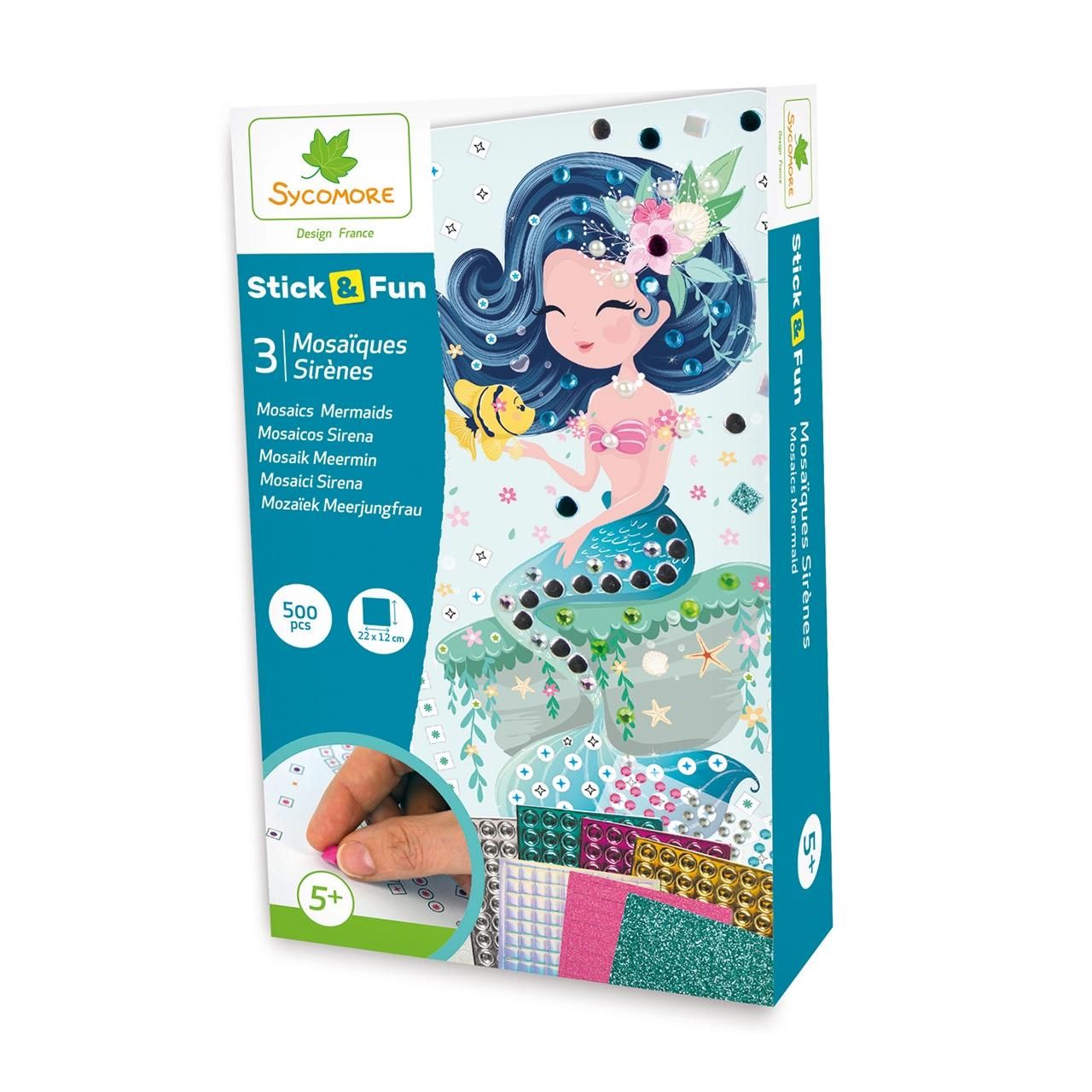 Sycomore Stick'n Fun mozaikkép-készítő - hableány