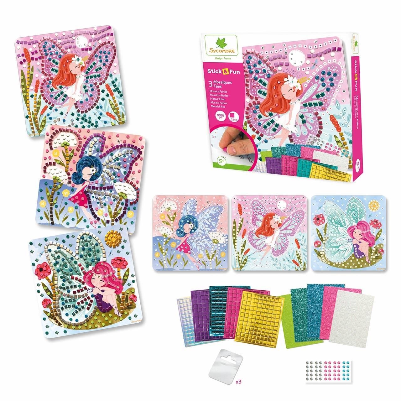 Sycomore Stick'n Fun mozaikkép-készítő - tündérek