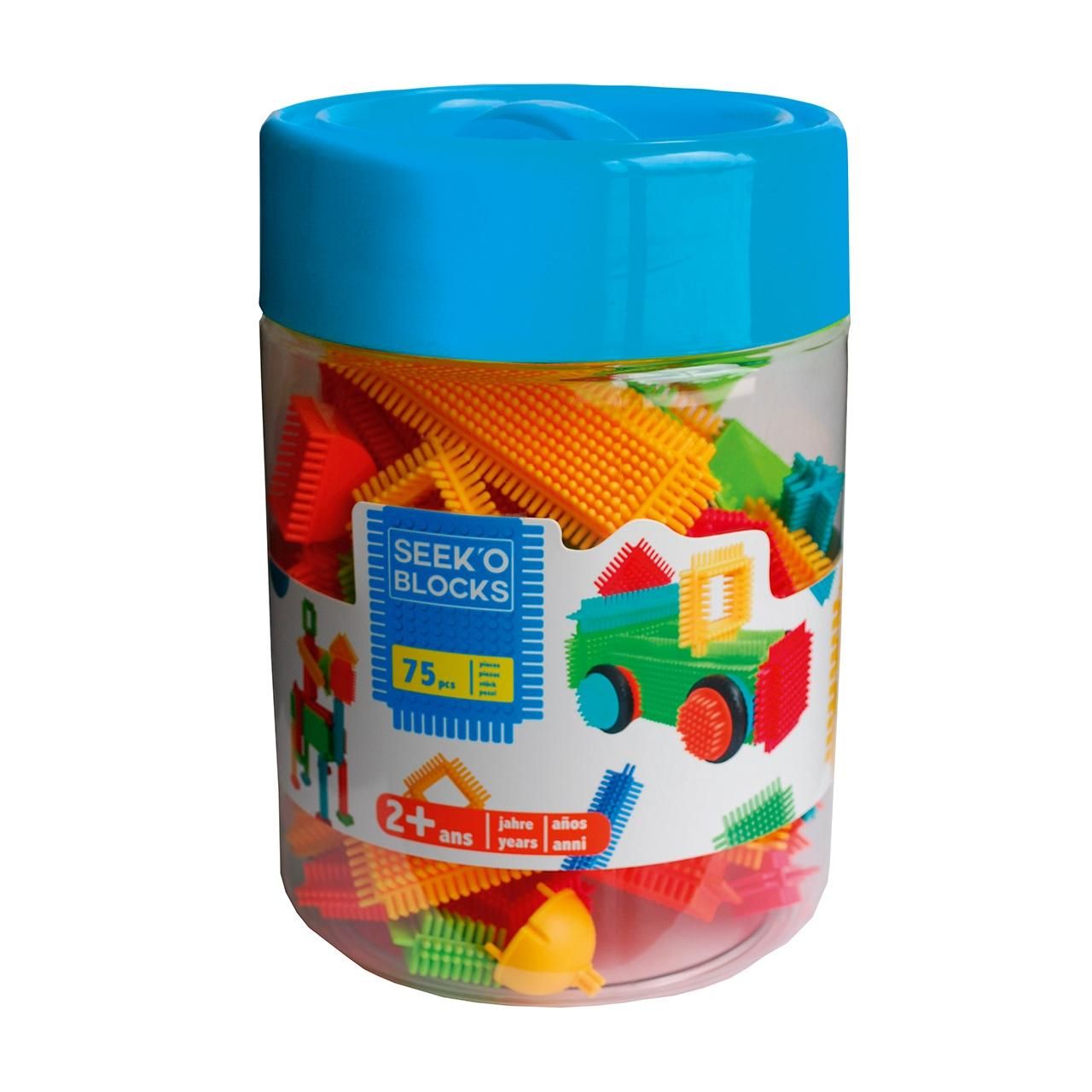 Sycomore Tüskés építőkészlet, fiús színek, 75 db-os