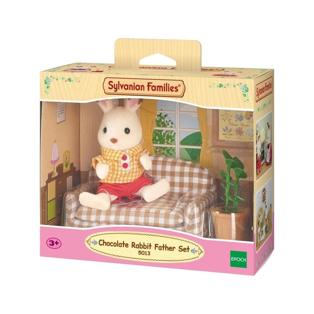Sylvanian Families Csoki nyuszi papa heverővel