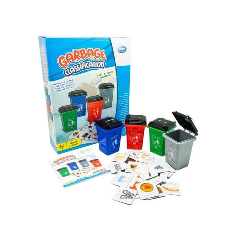 Szelektív hulladékgyűjtés társasjáték