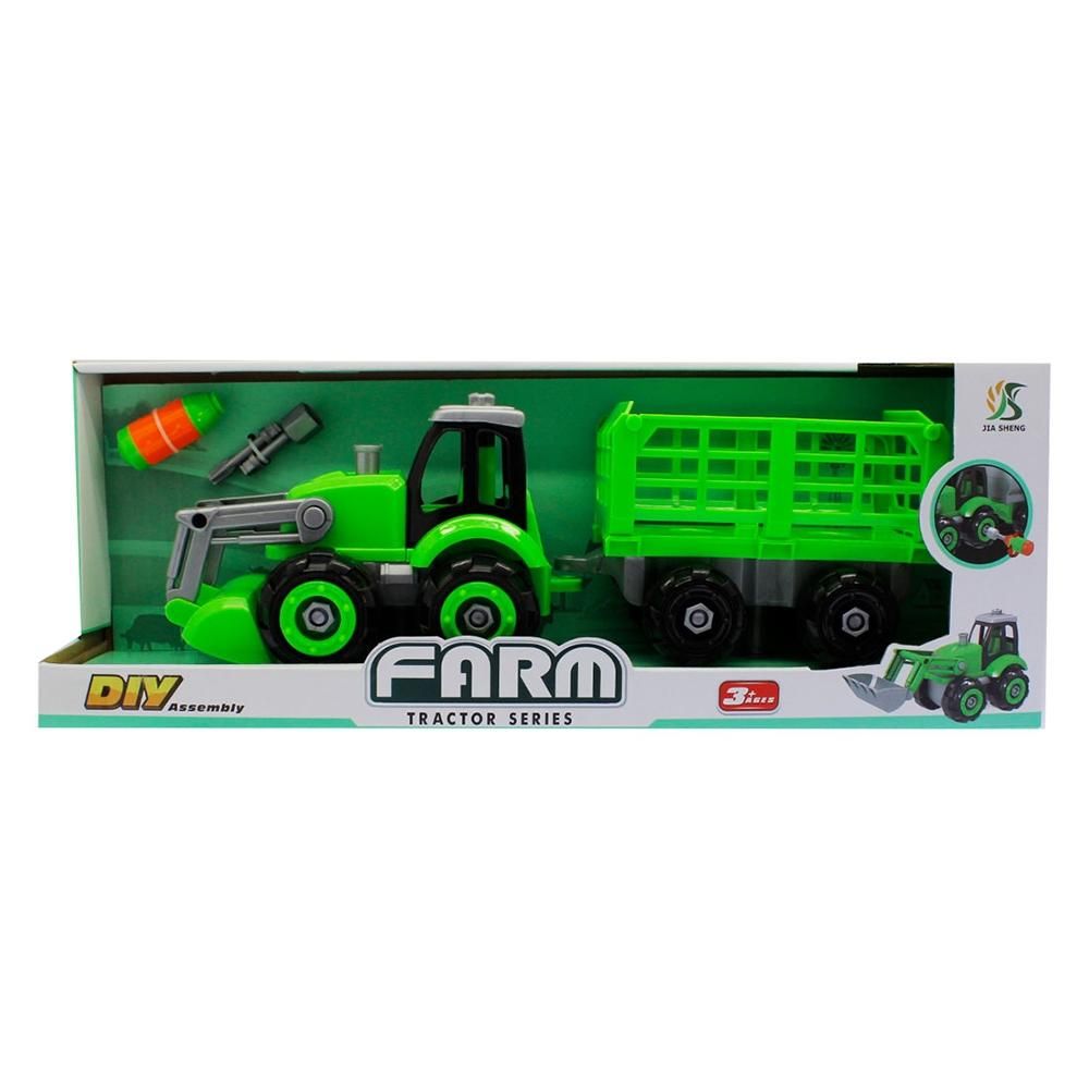 Szerelős traktor pótkocsival