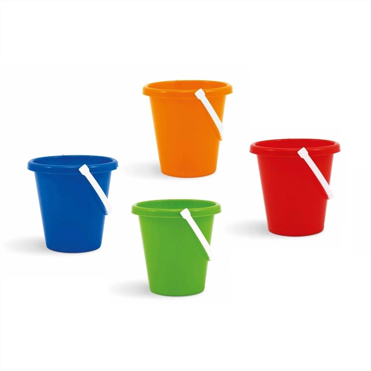Színes homokozóvödör 15x16 cm, 4 féle színben