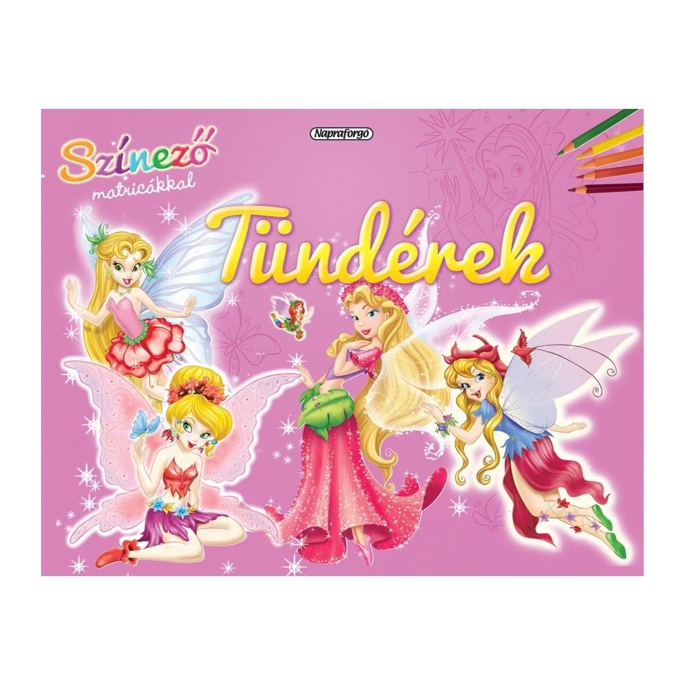 Színező matricákkal - Tündérek