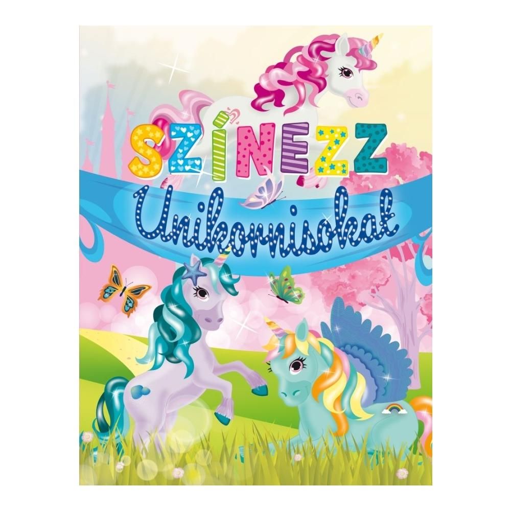 Színezz unikornisokat kifestő