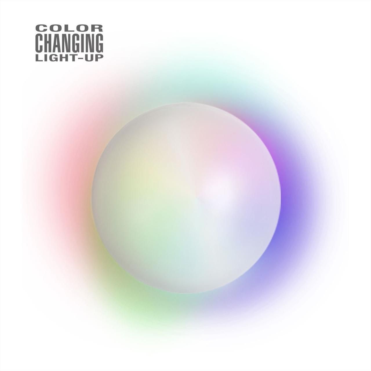 Színváltó világító kristály gömb