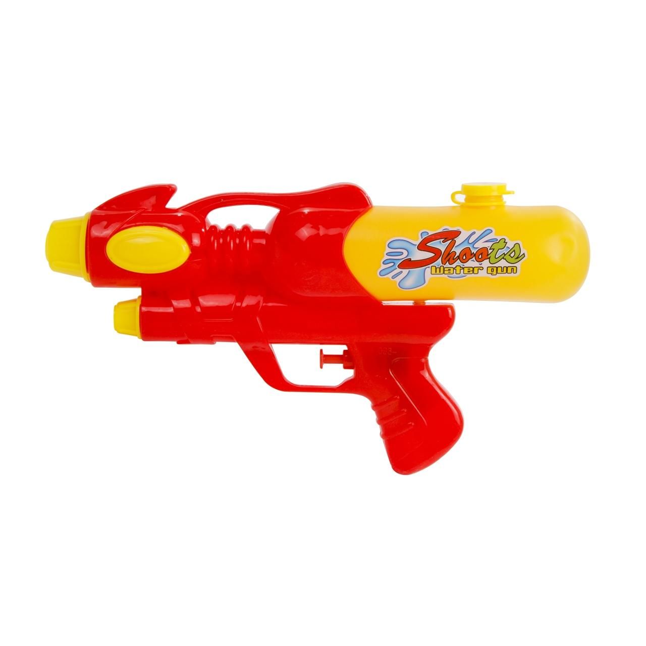 Tartályos vízipisztoly, 27 cm - piros