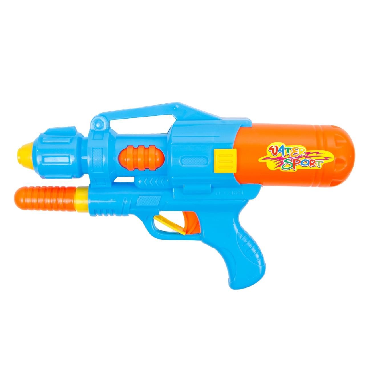 Tartályos vízipisztoly, 31 cm - kék