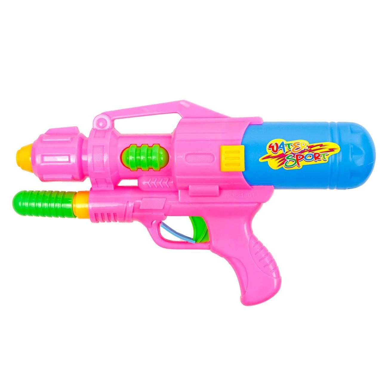 Tartályos vízipisztoly, 31 cm - rózsaszín