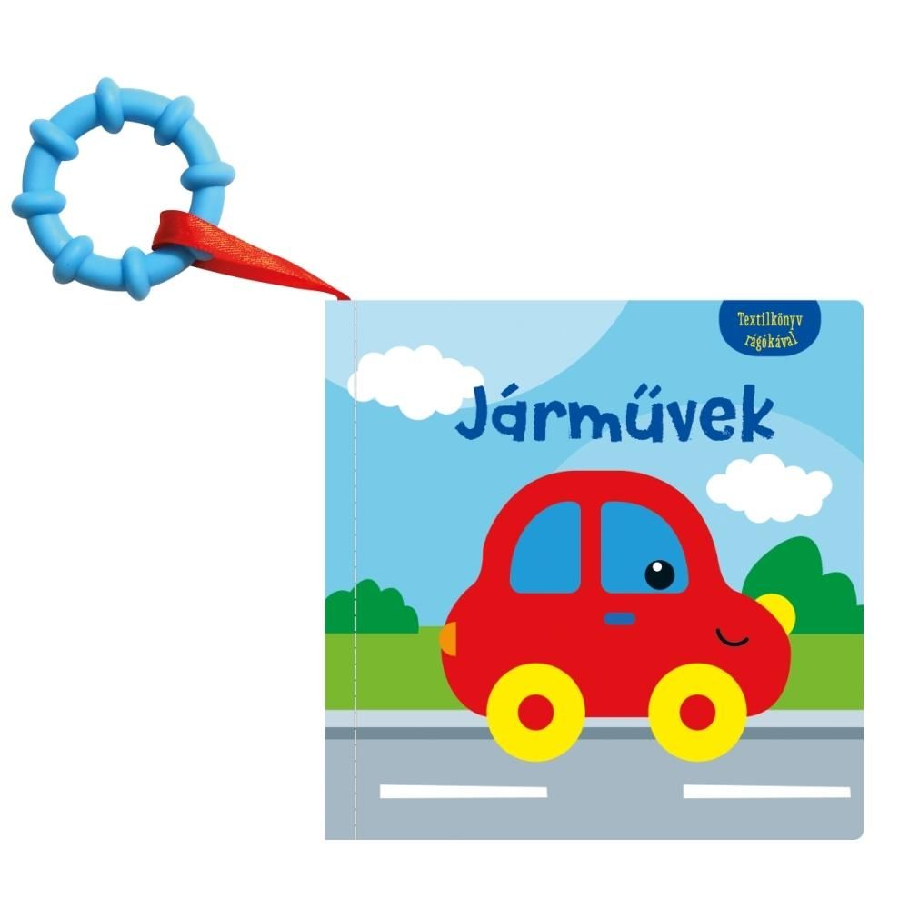 Textilkönyv rágókával - Járművek