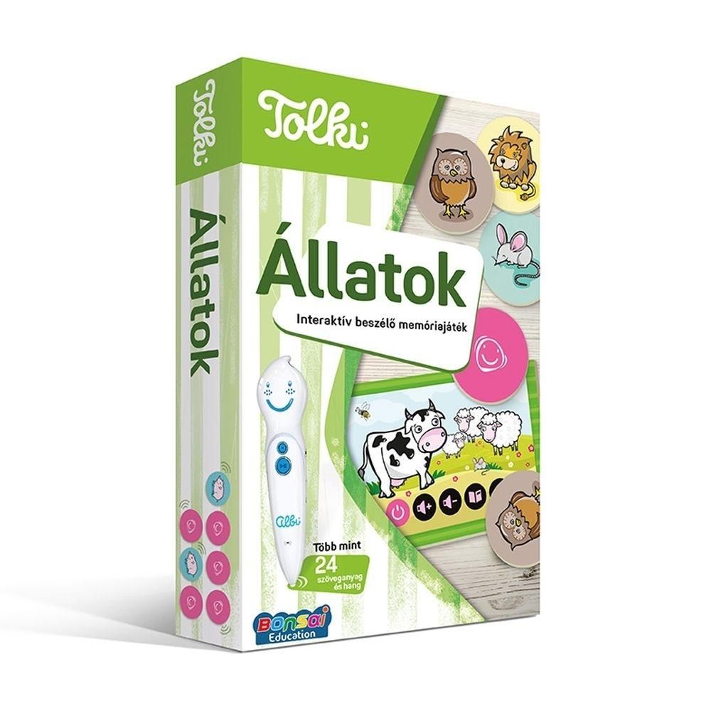 Tolki Interaktív beszélő memóriajáték - Állatok (csomagolás sérült)