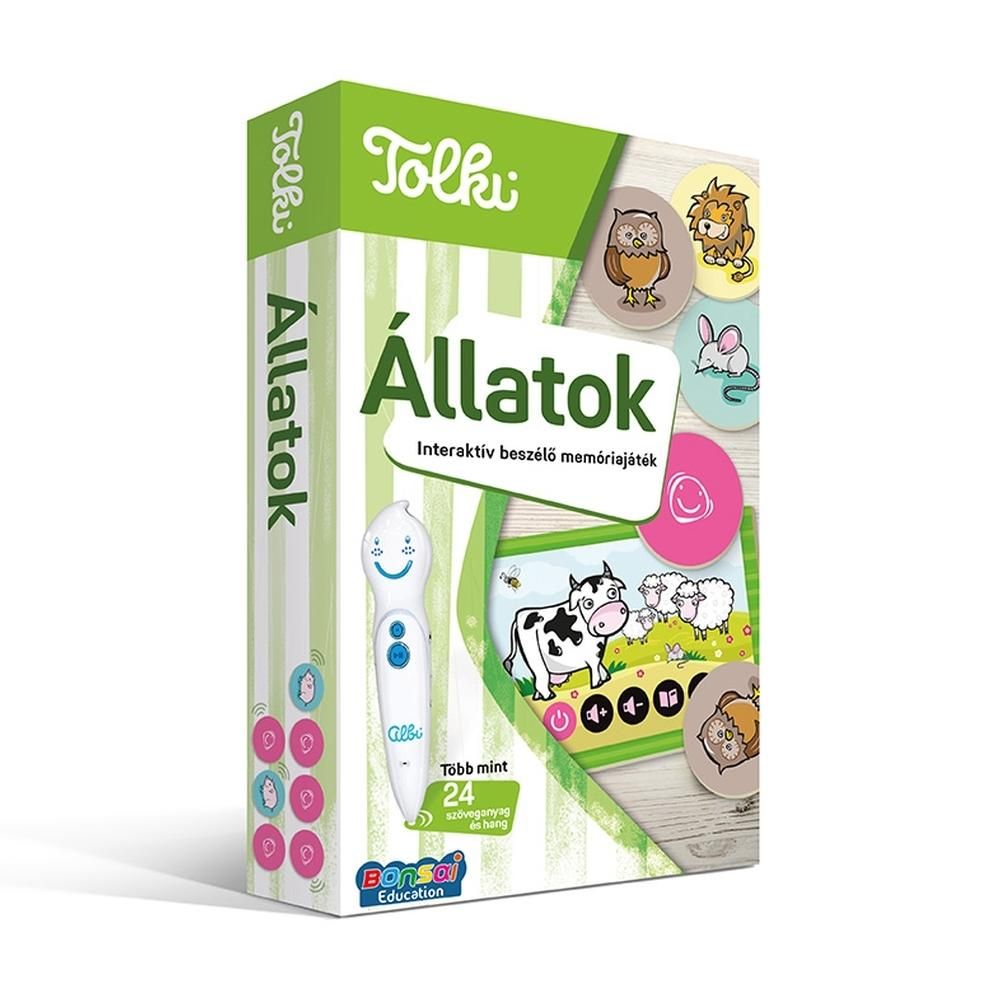 Tolki Interaktív beszélő memóriajáték - Állatok