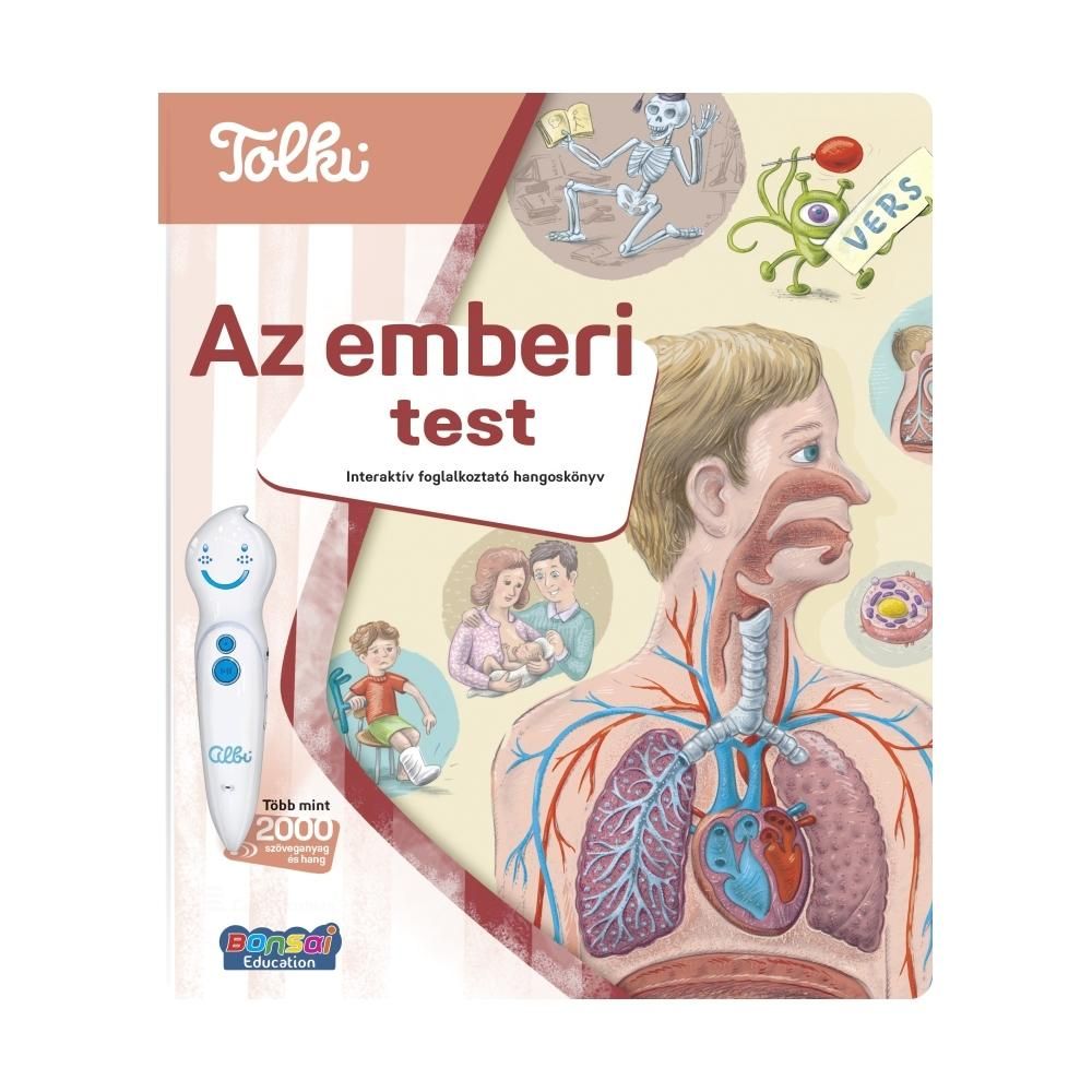 Tolki Interaktív foglalkoztató könyv - Emberi test