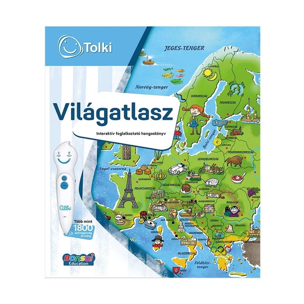 Tolki Interaktív foglalkoztató könyv - Világatlasz