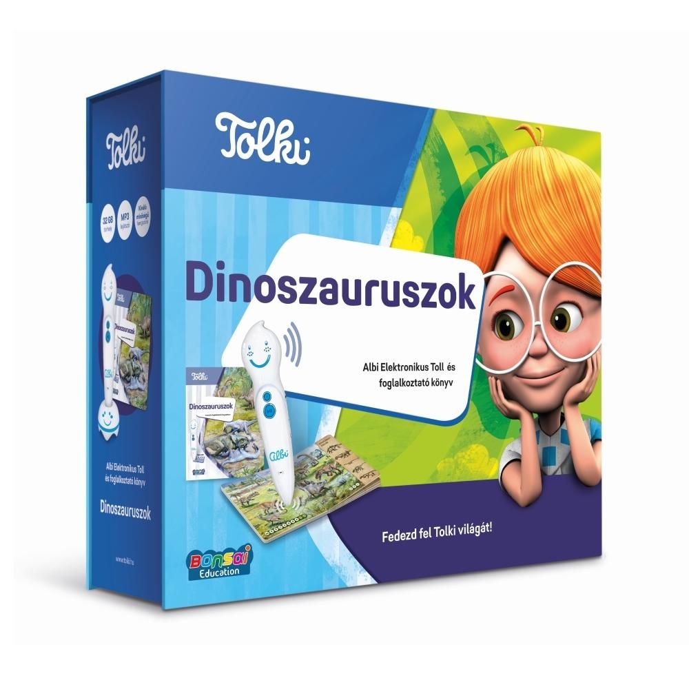 Tolki Interaktív foglalkoztató könyv tollal készletben - Dinoszauruszok