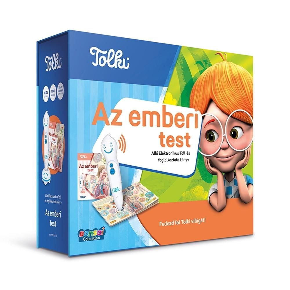 Tolki Interaktív foglalkoztató könyv tollal készletben - Emberi Test